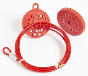 KAB-O-LOK Cable lockout Device Red